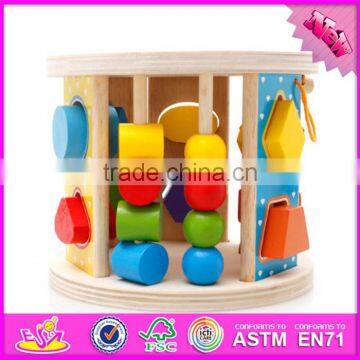 2017 New Design Multi-function Blocks Wooden Shape Toys for Toddlers W12D066 photo-3
