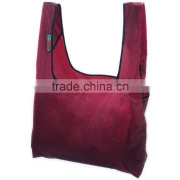 NEW Eco Friendly Ripstop Nylon Foldable Reusable Bag Grocery Shopping Tote Bag With Hook and Loop on the Top of the Handles photo-6