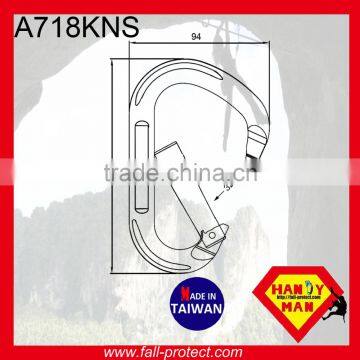 Straight Gate 22KN Mountain Climbing Aluminum Carabiner With HMS Type photo-2