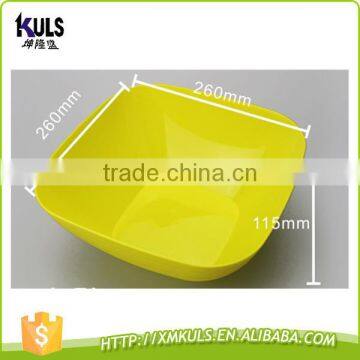Colorful Plastic Square Salad Bowl photo-2