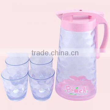 Popular Plastic Large Water Cooling Jug Set With Side Handle photo-2