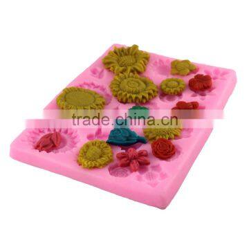 Sunflower Fondant Chocolate Mold Mold Arts DIY Baking Cake Decoration Mould Tool 1688 Agent photo-2
