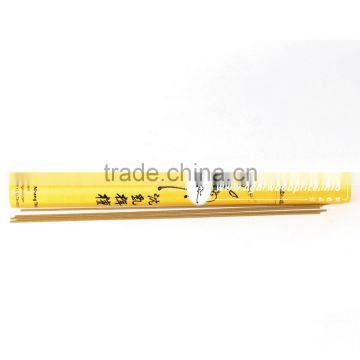 Best quality Agarwood incense without sticks in yellow cylinders