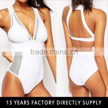 Fast delivery xxx white triangle bikini girls swimwear photos hot sexy bathing wear 2016