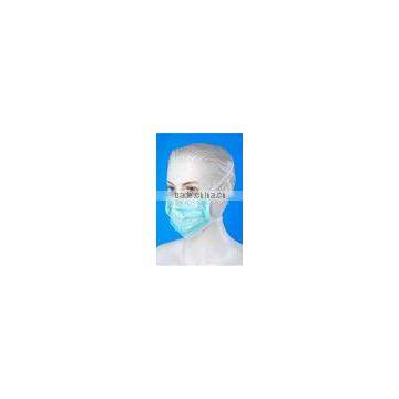 nonwoven face mask with tie