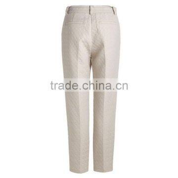 Autumn New Design Women Preferred Long Slim Fitting Jacquard Printed Graceful Work Pants photo-3