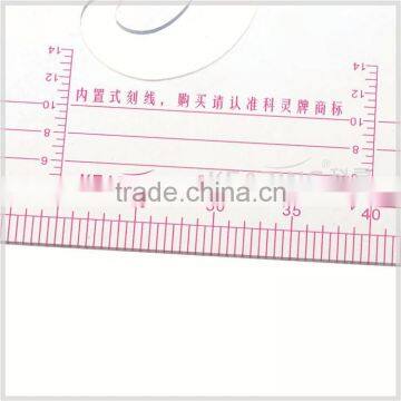 Kearing Brand Scale Ruler,1/4&1/5 Scale, Multi-function Plastic Straight Scale Ruler #8545 photo-5