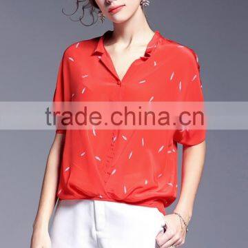 custom short leeve loose new fashion pattern shirts lowest price