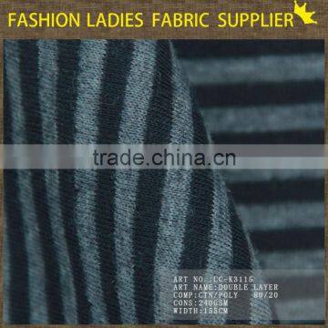 Hot Sales Ladies Fashion Fabric Cotton Polyester Double Layer Jacquard Fabric photo-3