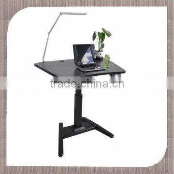 Single foot electric height adjustable desk