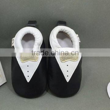 Soft Leather Infant Shoe,rubber Baby Shoes,happy Toddler Boots Leather Baby Shoes 2017 photo-3
