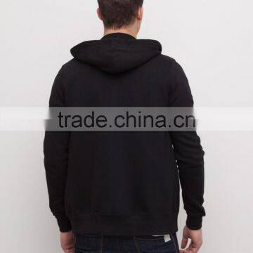 Popular Black Long Sleeve Wholesale Fleece Hoodies photo-2