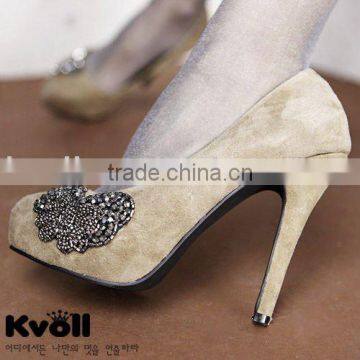 2011 fashion lady leather shoes