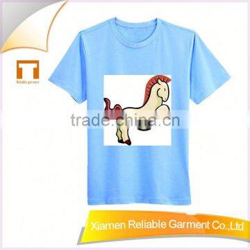 Hot!2016 fashion kids plain tshirts printing new design