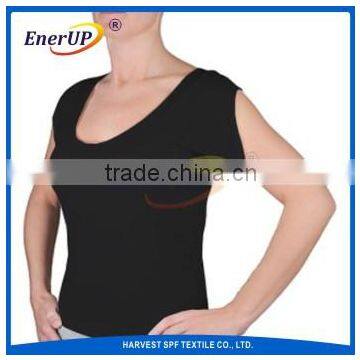 Men's Undershirts With Underarm Sweat Absorbent photo-5