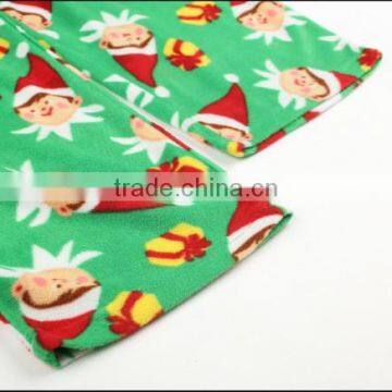 Snowman Printing Boy Pajamas Fashion Sleeping Wear Green Pajamas photo-5