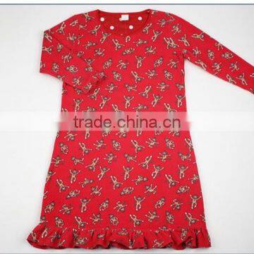 The Red Women's Nightwear, Printing Fire Pajamas photo-2