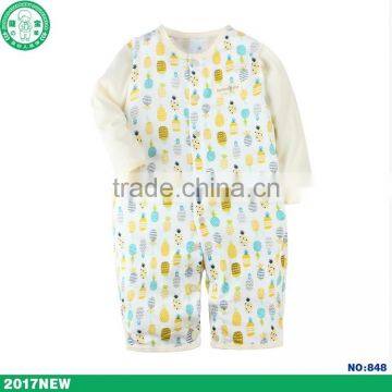 All over printing Bamboo baby unisex romper hot sale baby clothing