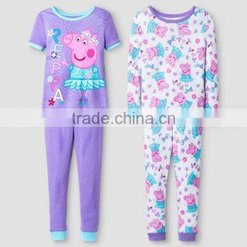 Hot Sale Custom Baby Kids Pijamas de Animales Wholesale Cute Baby Cartoon Design Sleepwear