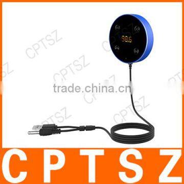 Bluetooth Car Kit FM Transmitter AUX Music Audio Receiver Hands-free 3.5mm With Dual USB Charger Car Accessories photo-2