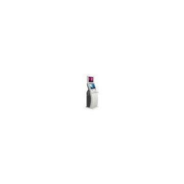 Wireless 15 Inch Check Reader Coin Hopper Card Printer Ticket Vending Kiosk