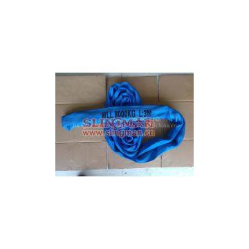 China supplier WLL8ton 8000kg endless eye-eye round sling 6:1 7:1 8:1