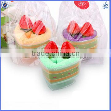 wholesale cake towel gifts /towel cake souvenir