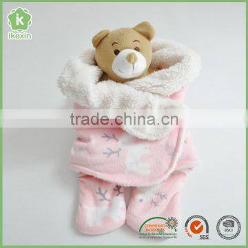 Made In China Polyester Baby Swaddle Blanket photo-5