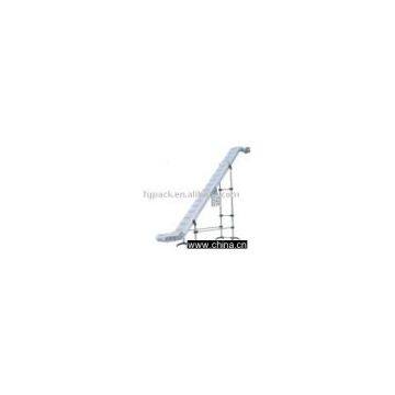 L-shaped conveyor