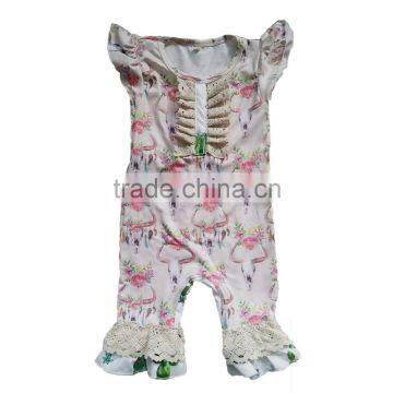 2016 yawoo deer patterns baby summer cotton clothes romper