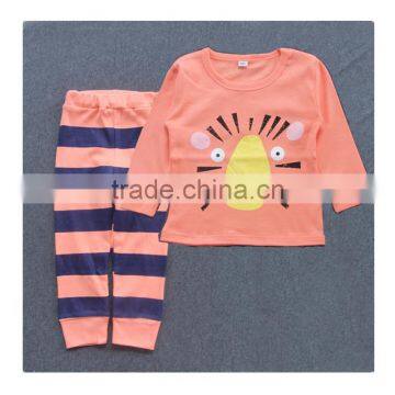 2017 Hot sale children cartoon custom sleepwear lion onesie pajamas