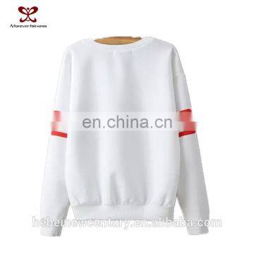 2016 New Style Women Clothes Fashion Causal Printed Letters Women Blouse Red Blue Stripes Loose Printing Blouse photo-4