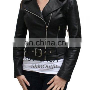 Genuine Sheepskin Leather Jacket for women