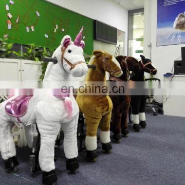 New arrival!!!HI CE ride on animal for kids,funny mechanical ride on horse for hot sale