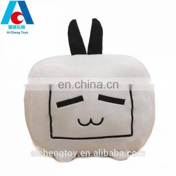 customized creative plush toy TV television shaped plush pillow