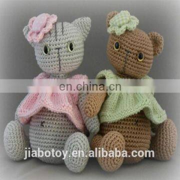 Promotional Hand Knitted Toys crochet, Hand Crochet Toys knitted dolls Manufacturer fabric cotton