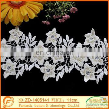 popular embroidery lurex braid trim for apparel