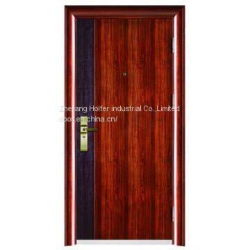 Steel Security Door With Smooth Surface Strong Structure Less Defect
