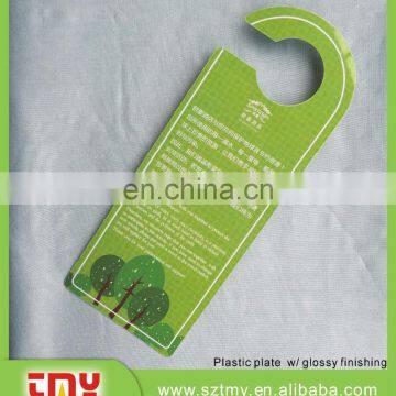 Eco-friendly hotel room door pvc hangers