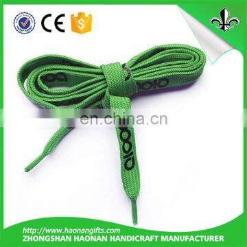 Hot selling custom logo fashion sport shoelaces for wholesale