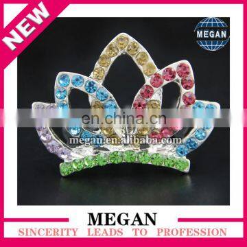 Wholesale Kid's Hair Accessories Colorful Rhinestone Brithday Crown