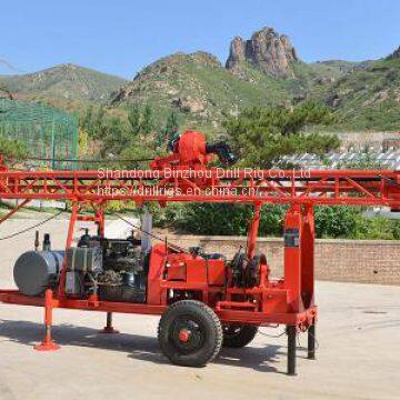 300m trailer mounted rotary drilling rig