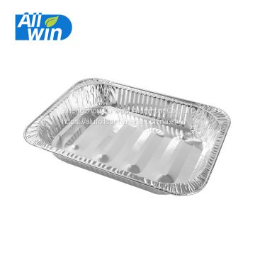 Disposable Aluminum Foil Container Oblong Aluminium Foil Bbq Grill Tray