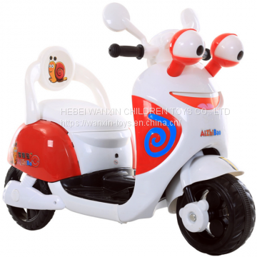Snail Cartoon Design Electric Motorcycle for Kids Electric Motorcycle for Baby