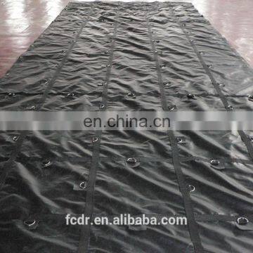 16x27 4ft Drop 18oz Vinyl Flatbed Tarps, Pvc Vinyl Truck Tarpaulin