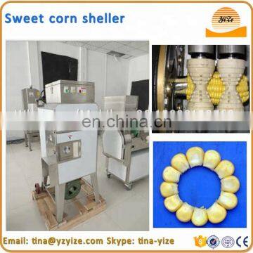 Stainless Steel Sweet Corn Sheller,sweet Corn Husking Machine for Making Sweet Corn