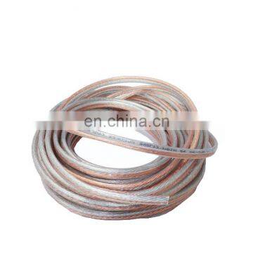 Transparent Copper Conductor 2 Cores Speaker Cable photo-2