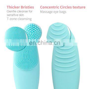 2019 New Trending Products Electric Silicone Facial Cleaning Brush Sonic Facial Brush Silicone Beauty Product photo-4