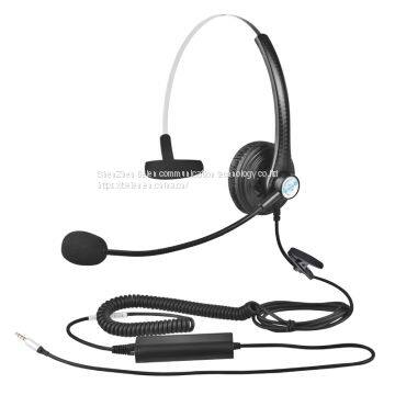 China Beien T11 RJ-MP telephone call center headset noise-cancelling headset customer service