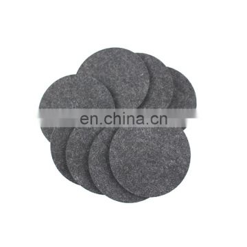 5mm thick glass coasters with felt material